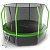 Батут EVO JUMP COSMO с внутренней сеткой и лестницей, диаметр 12ft (зеленый) + нижняя сеть